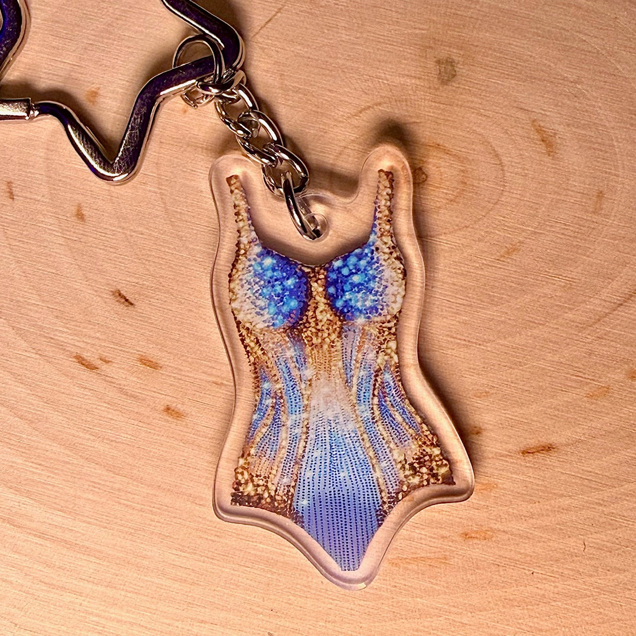 Gold Lover Bodysuit Keychain