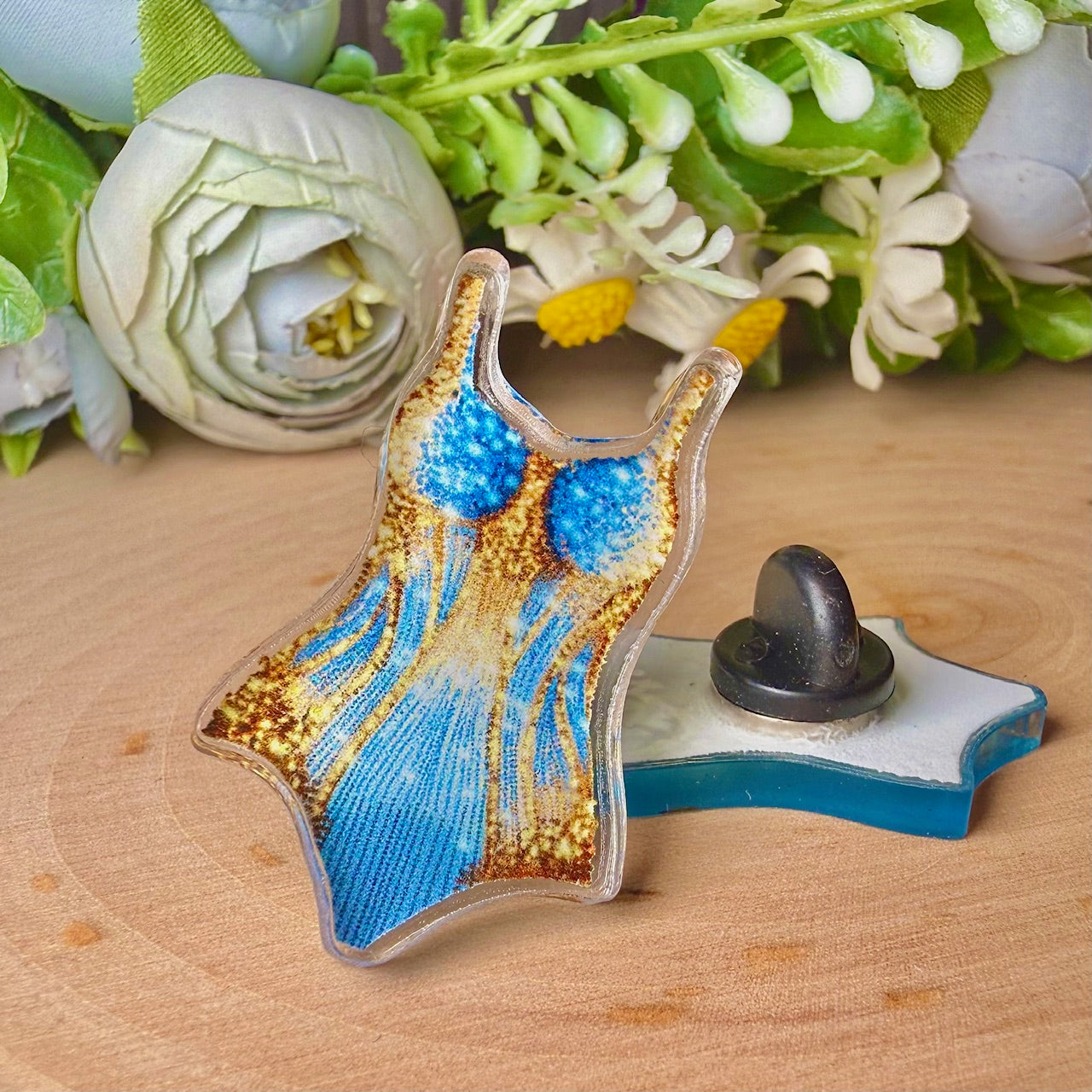 Gold Lover Bodysuit Pin