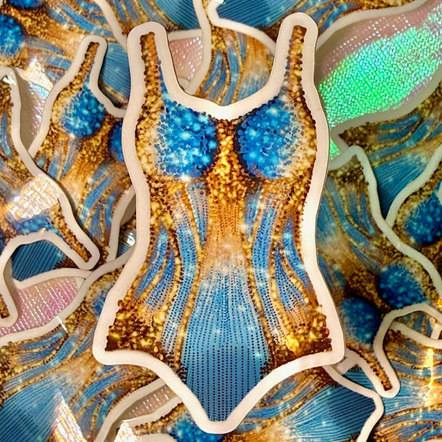 Gold Lover Bodysuit Sticker